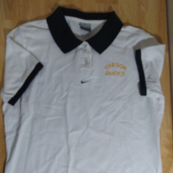 Vintage Nike Golf Center Swoosh Oregon Ducks Polo Shirt - Picture 2 of 9